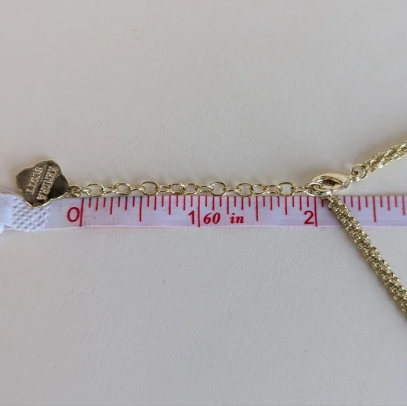 Kendra Scott Sandra Necklace Turquoise Magnesite Pendant Margarita Chain Gold - Picture 11 of 13